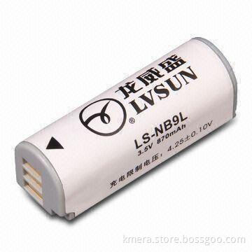 Digital Camera Battery with 870mAh Capacity and Voltage of 3.5V, Suitable for Canon Cameras